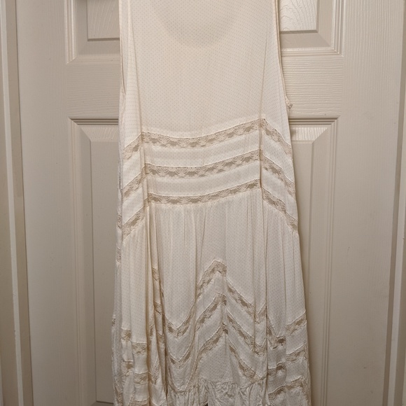 Free People | Flowy Tank Top | Color: Cream/W | L - Picture 2 of 5
